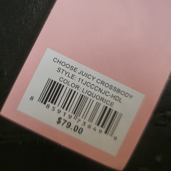 Juicy Couture choose juicy crossbody in liquorice NWT - Picture 2 of 6